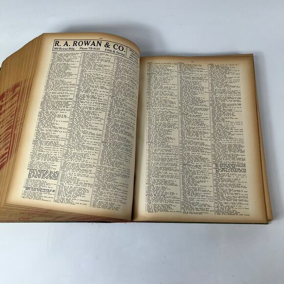 1934 Los Angeles CA City Directory POOR Ancestry Genealogy Antique Vtg Reference - Picture 13 of 15